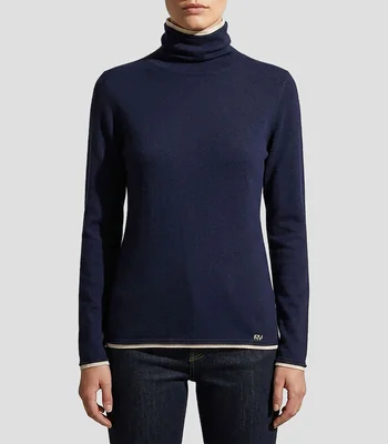 Suéter cuello alto Mujer