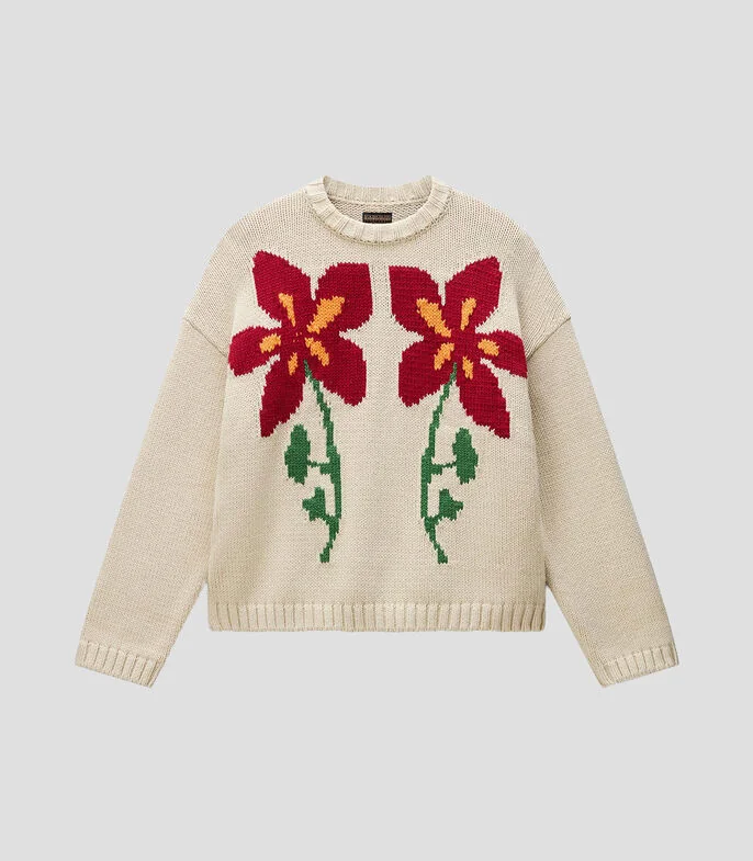 Suéter cuello redondo Mujer