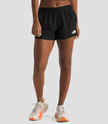 Short para correr Light Bright liso Mujer