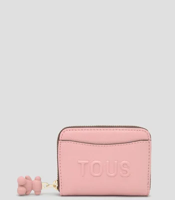 Monedero rosa en piel sintética Back to basics Mujer