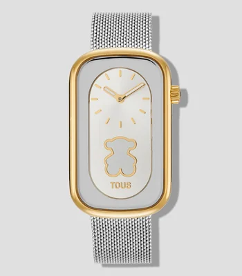 Reloj para Mujer T-Band Club Casual Dorado, Plateado