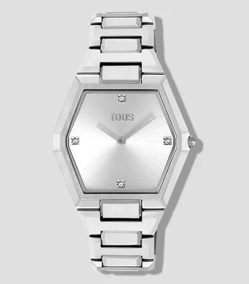 Reloj para Mujer Karat casual plateado