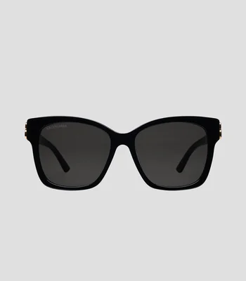 Lentes de sol cuadrados Dynasty negro Mujer
