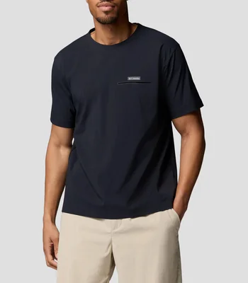Playera cuello redondo manga corta lisa Hombre