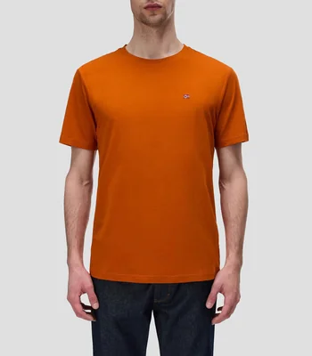 Playera cuello redondo manga corta Salis lisa Hombre