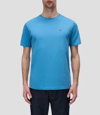 Playera cuello redondo manga corta Salis lisa Hombre