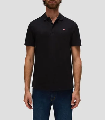 Playera tipo polo manga corta Ealis lisa Hombre