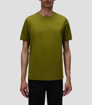 Playera cuello redondo manga corta Salis lisa Hombre