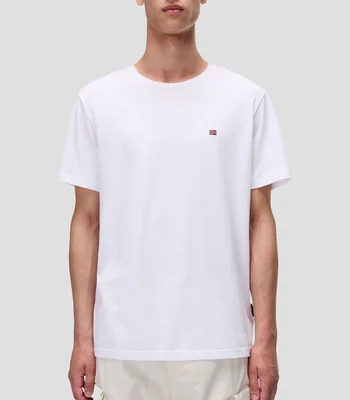 Playera cuello redondo manga corta Salis lisa Hombre