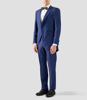 Traje en lana de corte regular Hombre
