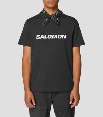 Playera cuello redondo manga corta estampada Hombre
