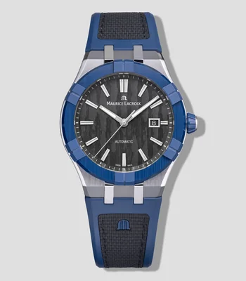 Reloj para Hombre Aikon Casual, Plateado, Azul