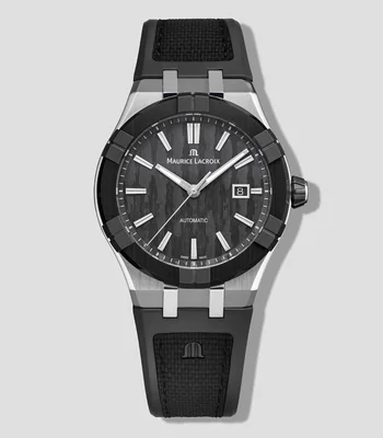 Reloj para Hombre Aikon Casual, Plateado, Negro
