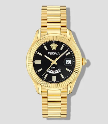 Reloj para Hombre Apodis casual dorado, negro