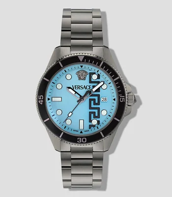 Reloj para Hombre Greca Force Deportivo Azul, Plateado