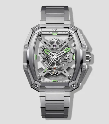 Reloj para hombre CIGA Z Series Hunter Casual Plateado