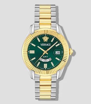 Reloj para Hombre Apodis casual plateado, dorado