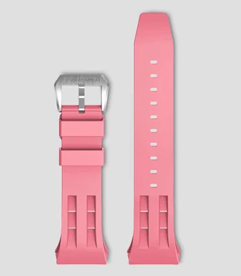Extensible para reloj Atómica en caucho rosa