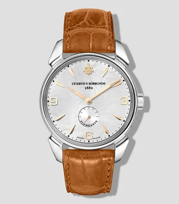 Reloj para Hombre Flameante casual plateado