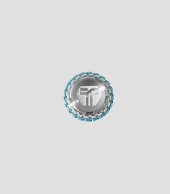 Corona intercambiable para reloj Atomic en acero azul