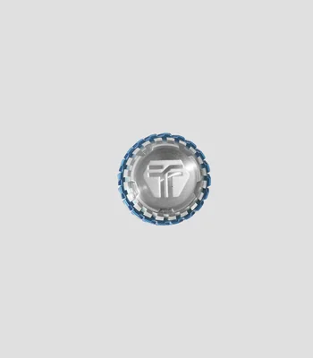 Corona intercambiable para reloj Atomic en acero azul claro