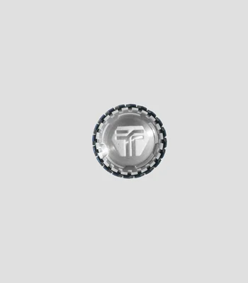 Corona intercambiable para reloj Atomic en acero azul
