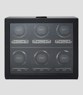 Caja de movimiento para relojes British Racing 6PC Winder