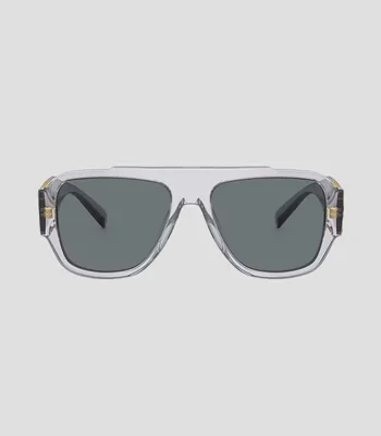 Lentes de sol aviador grises Hombre