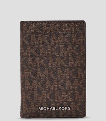 Cartera bifold Hudson monogram estampado Hombre