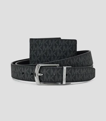 Cartera bifold con estampado Hombre