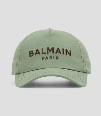 Gorra con nombre de la marca Hombre