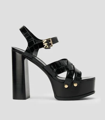 Sandalias con Tacón ancho de 13.5 cm Mujer