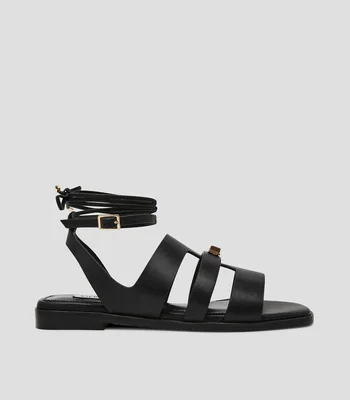 Sandalias con plataforma ancha baja Bellevue Mujer
