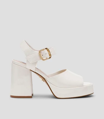Sandalias con tacón alto cuadrado Soho Mujer