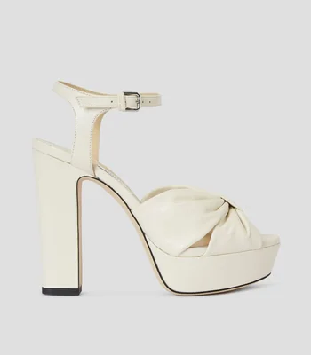 Sandalias con tacón alto cuadrado Heloise Mujer