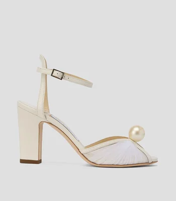 Sandalias con tacon alto cuadrado Sacaria Mujer