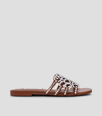 Sandalias con tacón bajo ancho Mujer