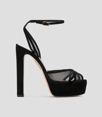 Sandalias con tacón alto delgado Mujer