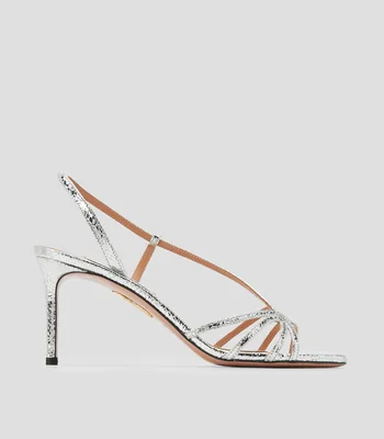 Sandalias con tacón alto de aguja Mujer