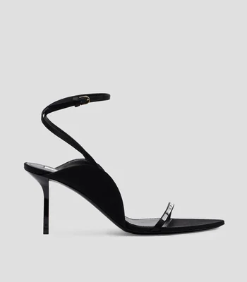 Sandalias con tacón medio delgado Mujer