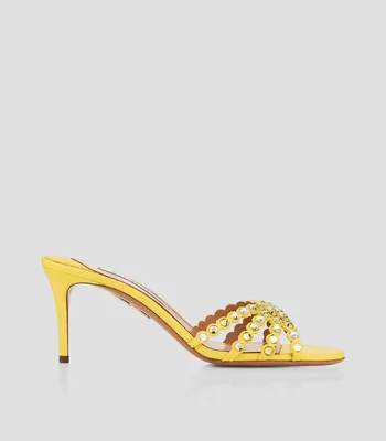 Sandalias de tacón medio de aguja Mujer