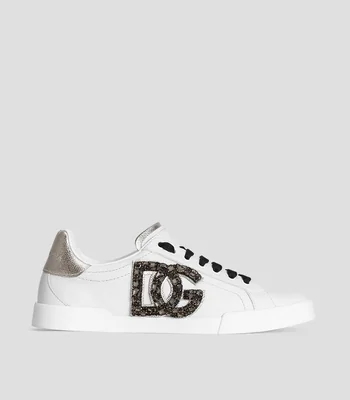 Tenis casuales Portofino en piel Blanco Mujer