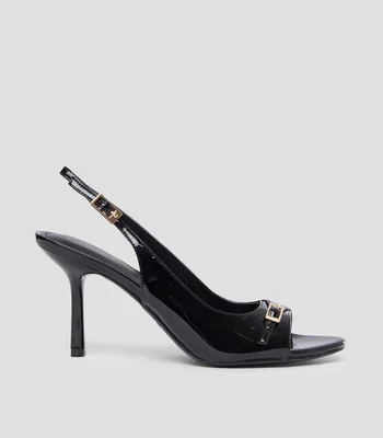 Zapatillas con tacón alto de aguja Mujer