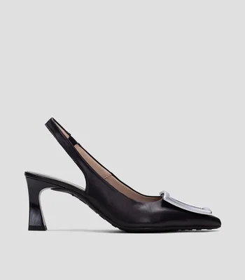 Zapatillas con tacón medio cuadrado Mujer