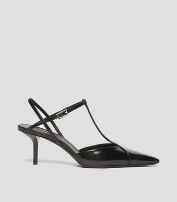 Zapatillas con Tacon Delgado de 6.5 cm Mujer