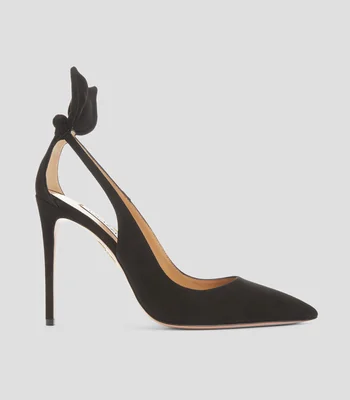 Zapatillas Pump Bow Tie con tacon alto de aguja Mujer