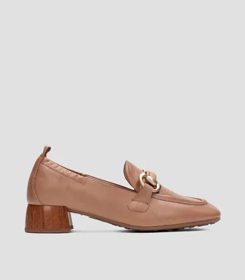 Mocasines Lisboa en piel con herraje Mujer