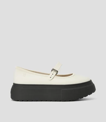 Flats con plataforma lisos Mujer