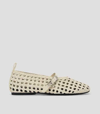 Flats texturizados Mujer