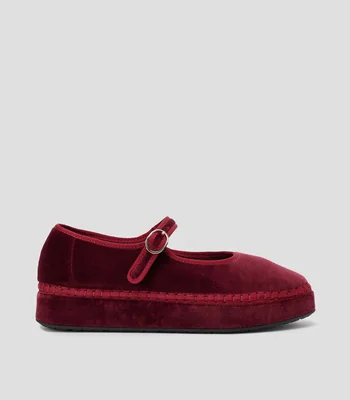 Flats con plataforma Double Lucrecia liso Mujer